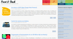 Desktop Screenshot of frontandback.org